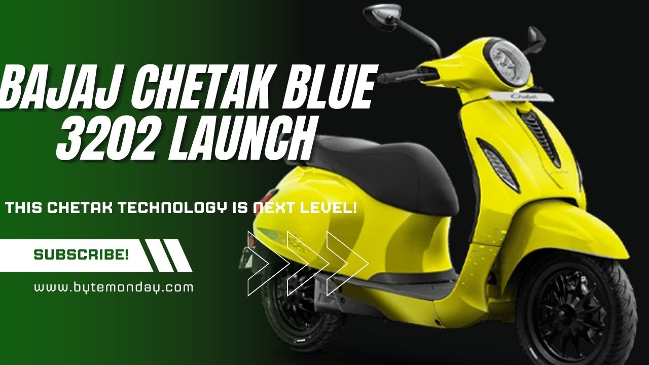 Bajaj Chetak Blue 3202 launch